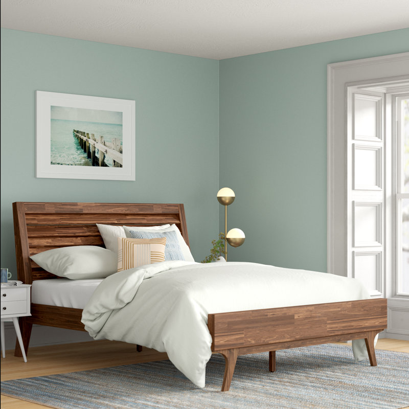 Foundstone Adelaide Queen Solid Wood Platform Bed & Reviews Wayfair